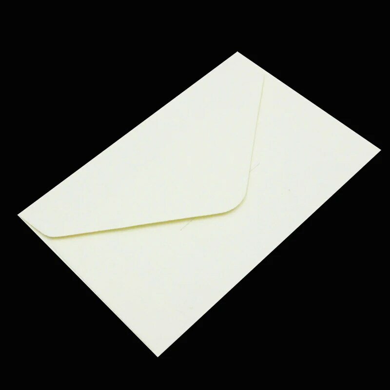 Sobres de papel para manualidades, sobres de estilo europeo Vintage para tarjetas, álbum de recortes, regalo, color blanco y negro, 50 unids/lote