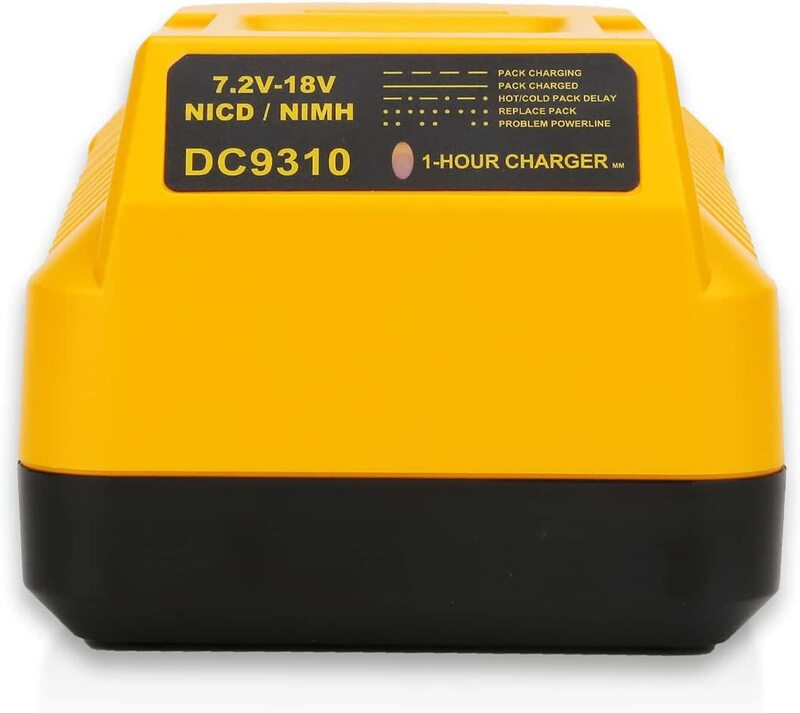 DC9310 Fast Battery Charger for Dewalt 7.2V-18V XRP NI-CD NI-MH Battery DC9096 DC9098 DC9091 DC9071 DE9057 DW9096 DW9094 DW9072