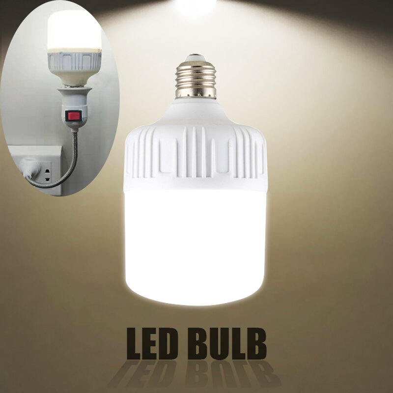 Lampu Darurat Portabel E27 Lampu Lentera LED dengan Kait Kait untuk Kemah Memancing Teras Taman Teras Pencahayaan