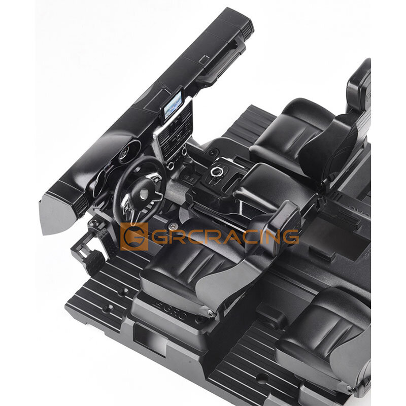 GRC zestaw wnętrza 6X6 emulacji w kontroli siedzenia modernizacji dla 1/10 zdalnie sterowany samochód gąsienicowy Traxxas Benz TRX4 G500 TRX6 G63 Diy części