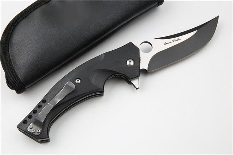 High Quality C196 Folding Knife G10 Handle Hardness Powder Steel S110V Outdoor Safety-defend Pocket Protective Knives HW238