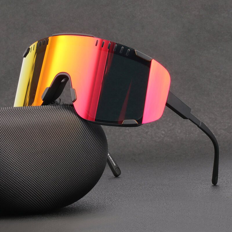 Devours UV400 Fietsen Zonnebril Outdoor Sport Bril Racefiets Zonnebril Fiets Bril Voor Mannen Vrouwen Goggles