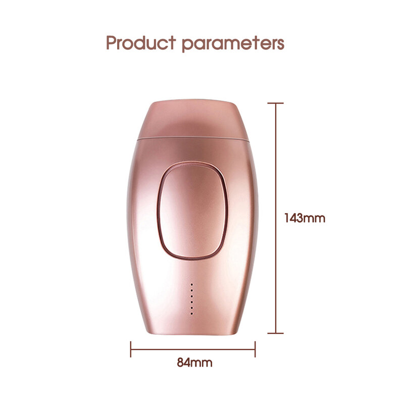 Boi Portable Detachable Lamp Head 600000 Flashes Pulsed IPL Epilator Body Armpits Legs Painless Laser For Hair Removal Permanent