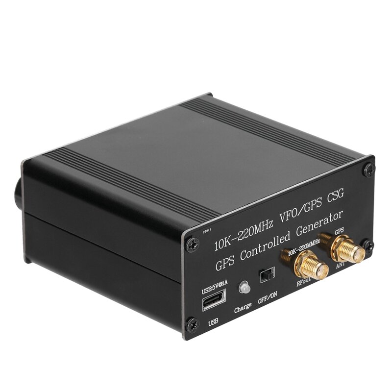 10KH-220Mhz Generator dengan Kontrol GPS Tamping Referensi Sumber Sinyal GPS-CSG 10K-220Mhz VFO Generator