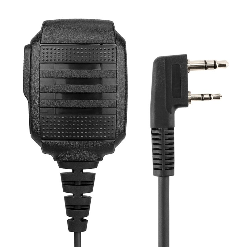 PTT Aksesori mikrofon Speaker Walkie Talkie untuk UV-5R UV82 RT622 baru Dropship