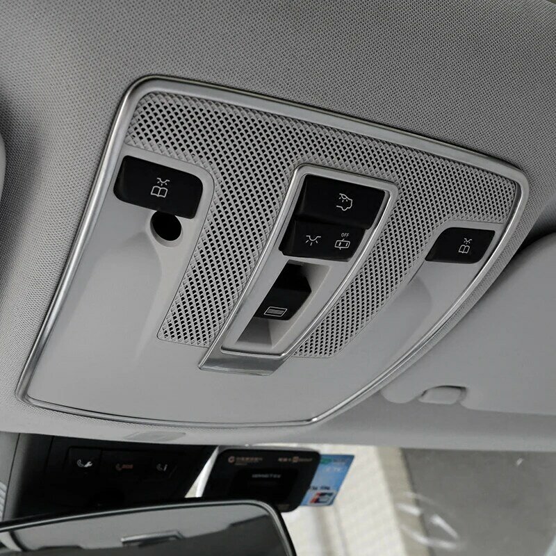 Porta de carro Áudio Speaker para Mercedes Benz, Painel Gearshift, Porta Braço Tampa, Guarnição Adesivo, Acessórios, A Classe, W176, GLA, X156, CLA