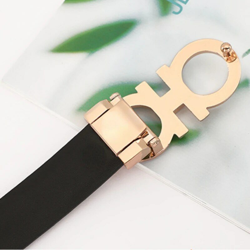 Famous Designer Women's Fashion High Quality Belts Genuine Leather Belt Casual Luxury Waistband Leather Homme Ceinture for Woman