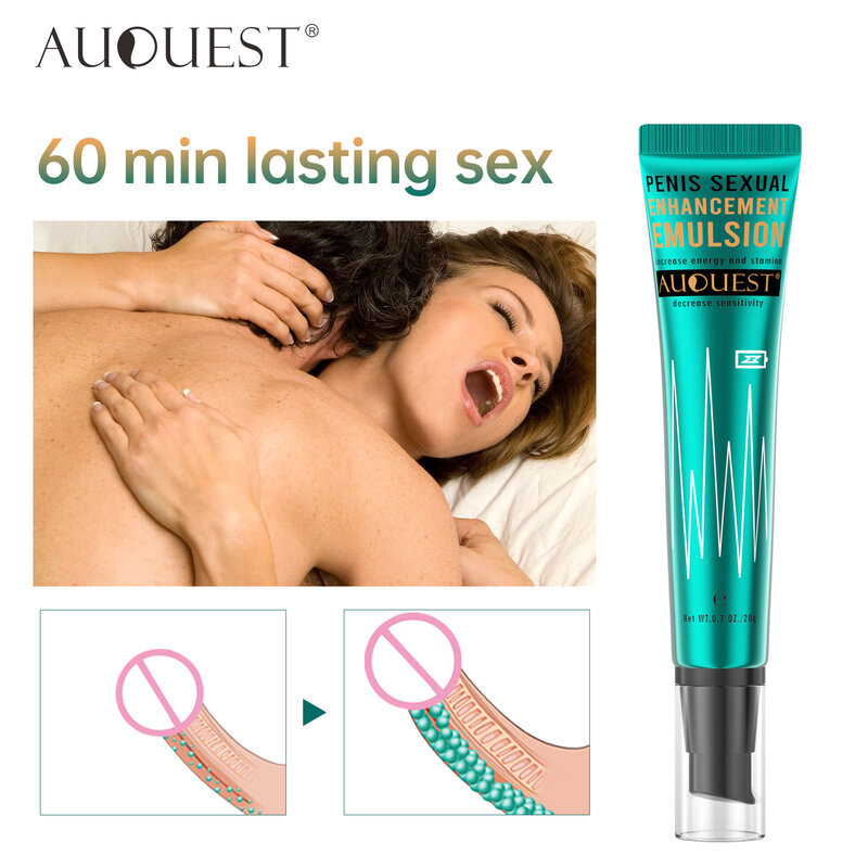 AUQUEST Penis Thickening Growth Enlarge Massage Enlargement Cream Man Big Dick Enlargment Cock Erection Enhance Men Health Care