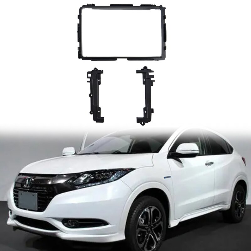 Panel de navegación DVD para coche, marco de Radio estéreo para Honda VEZEL HR-V, 2014, 9 pulgadas, 2Din