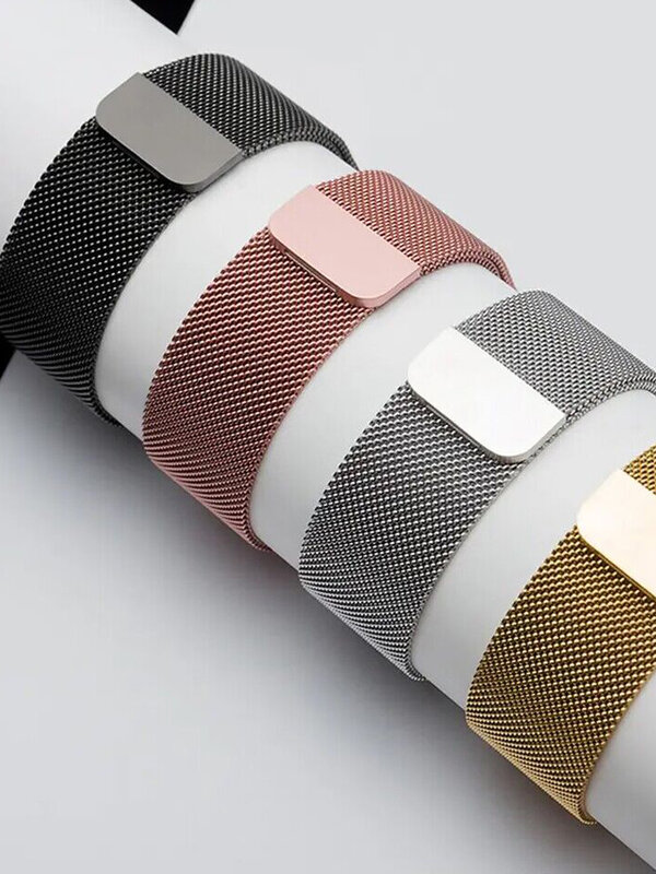 Milanese Loop Strap Voor Apple Horloge Band 44 Mm 40Mm 45Mm 41Mm 42Mm 38Mm 45 44 Mm Armband Iwatch Serie 3 5 6 Se 7 8 Ultra 49Mm