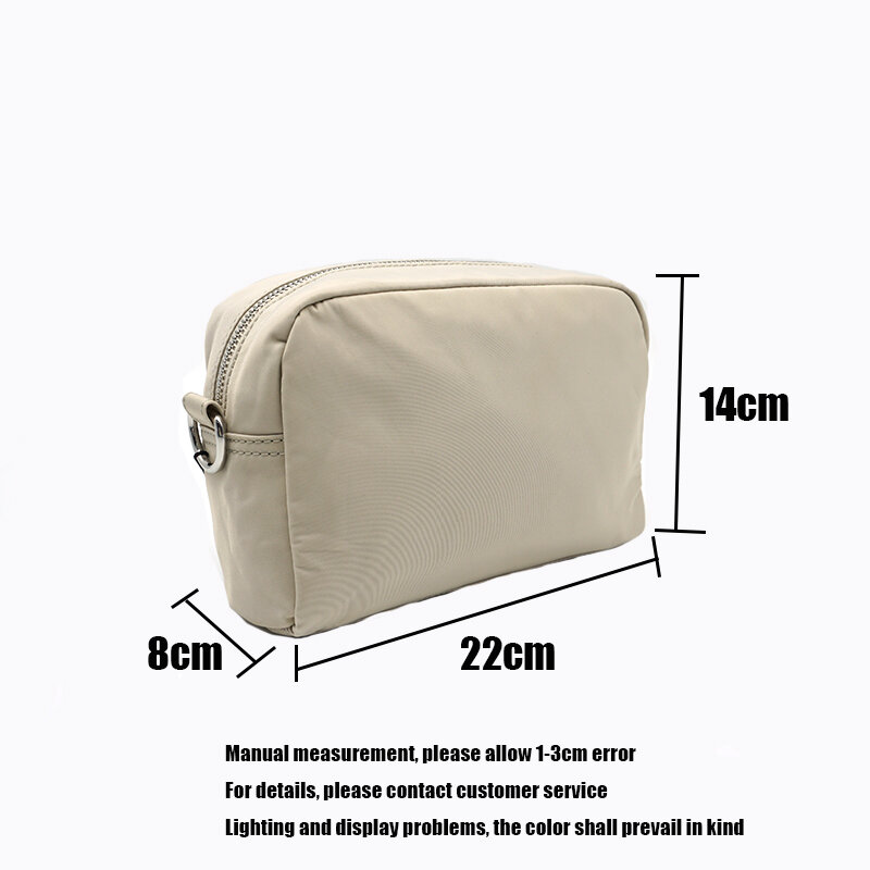 Fashion Brand Female Bag High Texture Nylon Waterproof Camera Bag Luxury Designer Women Messenger Bag Solid Color Shoulder Bags
