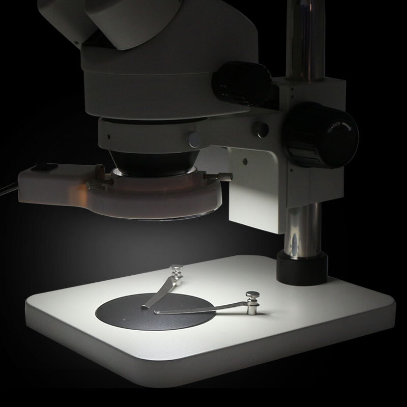 Stereo Microscope Illuminators 60mm LED Ring Lamp Fluorescent Ring Light White/Purple Light Illumination