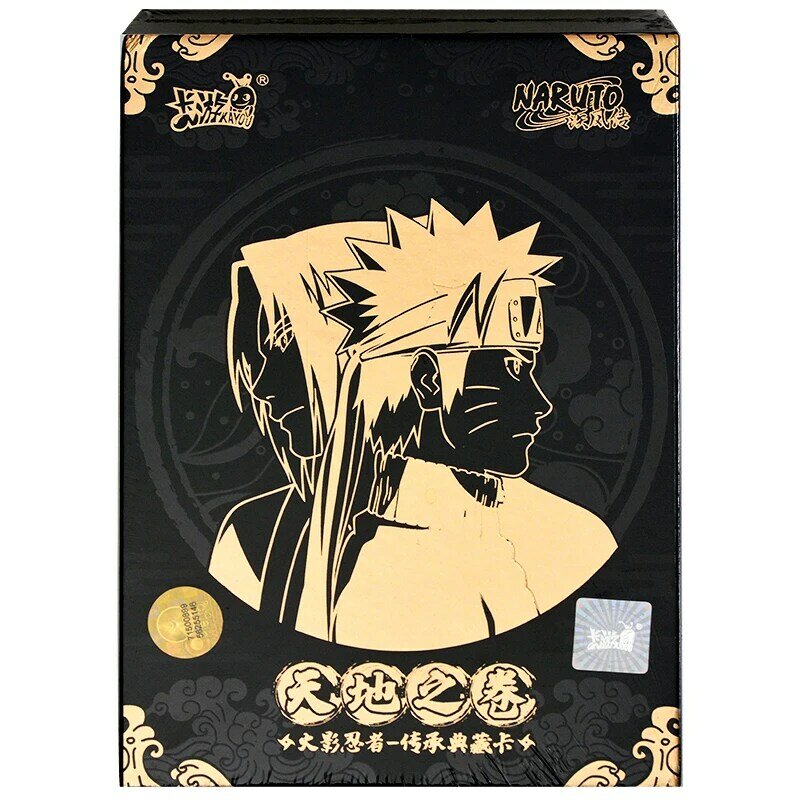 Barnd-caja de cartas de Naruto de KAYOU para niños, caja de colección de personajes de Naruto, SE ha añadido, juguete de colección de mundo Ninja, libro de álbum de Naruto, nuevo