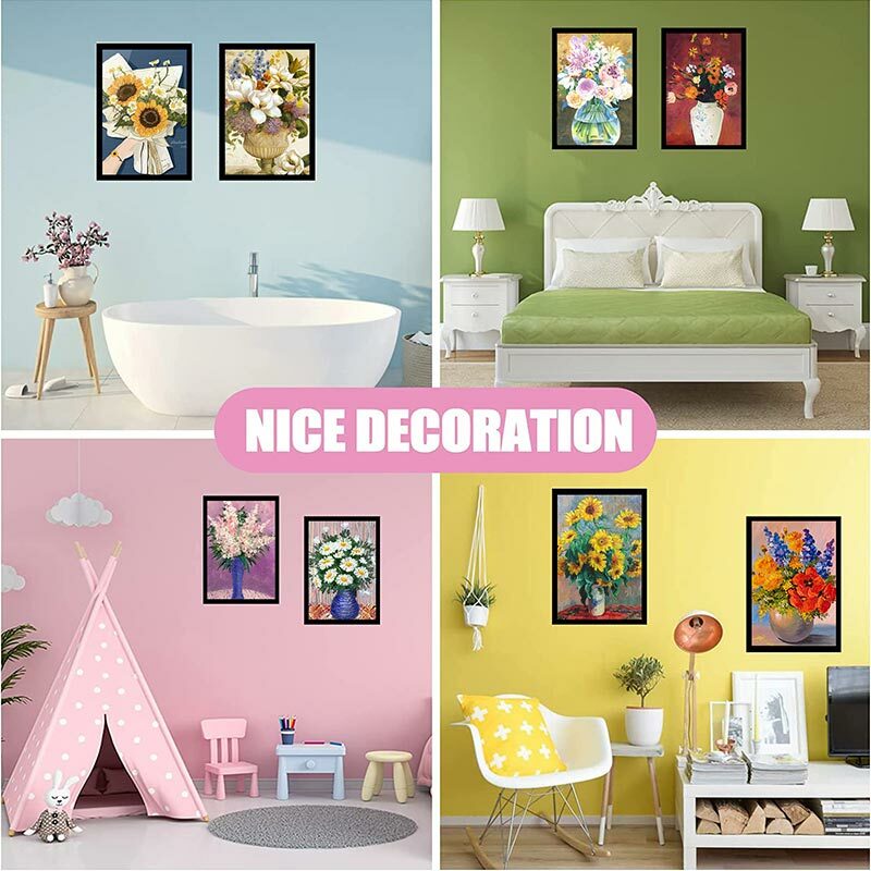 Magnetic Diamond  Art Frames Self Adhesive Frame Poster Photo Drawing Pictures Display Modern Home Decoration Photo Frame