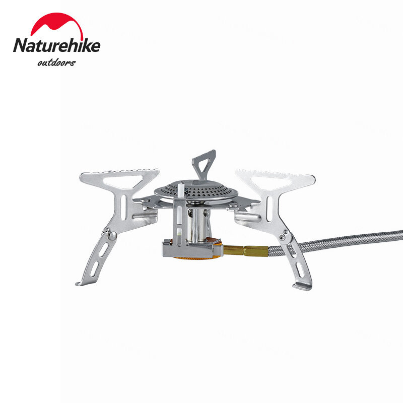 Naturehike 230g Ultralight gas Stove Head Outdoor Picnic Ignition Tool Portable Foldable Gas Tank Ignition Stove 3.5Kw Burning