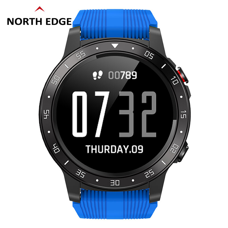 North EDGE FIT2สมาร์ทวอท์ช GPS เข็มทิศบรรยากาศ BT Call กีฬาความสูง Monitor Cross Fit 2 Smartwatch Mi นาฬิกา Youpin
