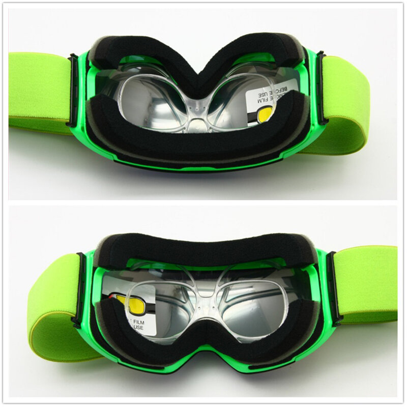 Tr90 flexível dobrável miopia quadro adaptador tamanho universal quadro interno incorporado snowboard óculos de sol da motocicleta