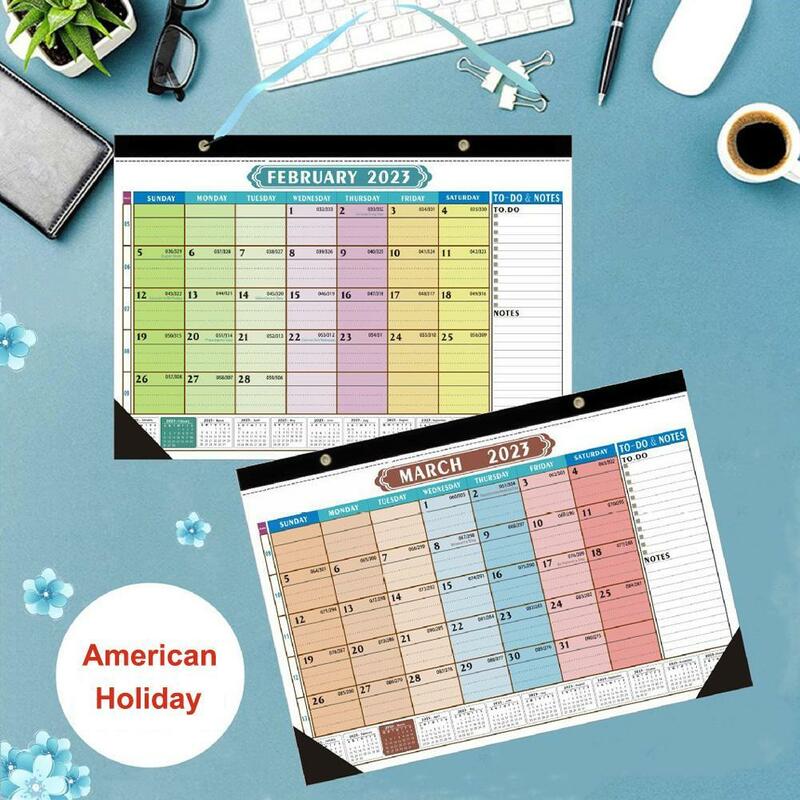 2023 Calendar New English Desk Calendar Simple Small Wall Fresh Desktop Calendar Calendar Calendar Creative R3C2