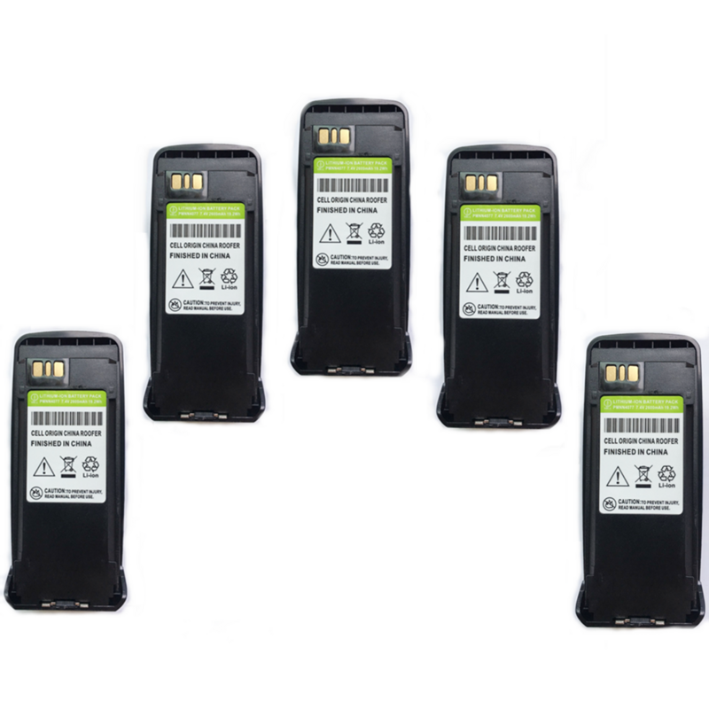 5 PCS/Lot Talkie-walkie PMNN4077 2600mAh Li-ion Batterie Pour DP3400 XPR6100 XPR6300 XPR6350 XPR6380 XPR6500 XPR6550 RADIO BIDIRECTIONNELLE