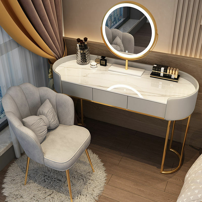 Домашний туалетный столик, современный минималистичный многофункциональный шкаф для хранения в спальню, столик для макияжа, мебель для дом...