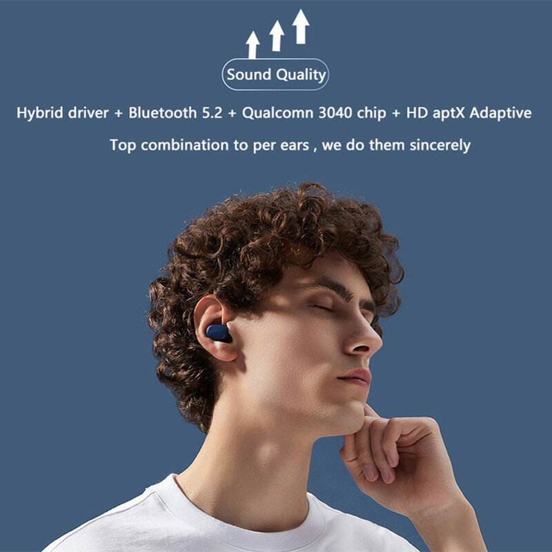 Xiaomi Redmi AirDots 3 TWS bezprzewodowy zestaw słuchawkowy Bluetooth słuchawki Stereo sterowanie dotykowe apt-x adaptacyjny zestaw słuchawkowy Auto Link słuchawki douszne
