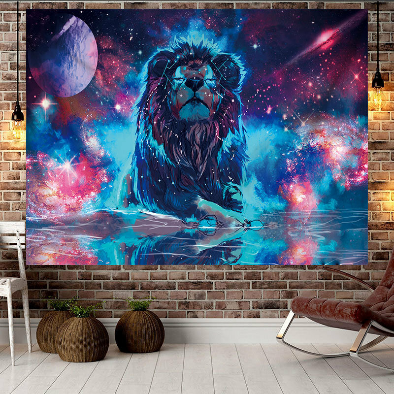 Ashou Home Decoration Wall Tapestry Bedroom Decoration Realistic Animal Tapestry Witchcraft Wall Hanging Decor Anime Tapestry