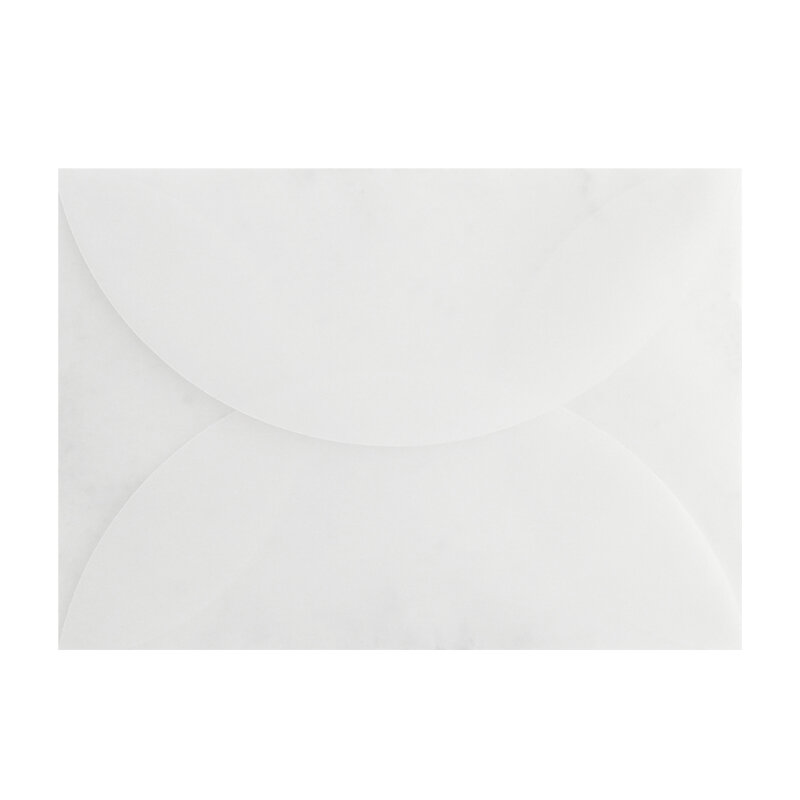 10 Buah/Lot Amplop Kertas Asam Sulfat Semi-transparan untuk Penyimpanan Kartu Pos/Kartu DIY, Undangan Pernikahan, Pengemasan Hadiah