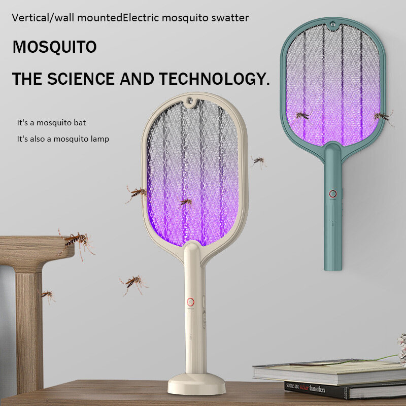 Lampada elettrica per uccidere le zanzare ad alta efficienza, ricarica USB, acchiappasogni per la casa intelligente