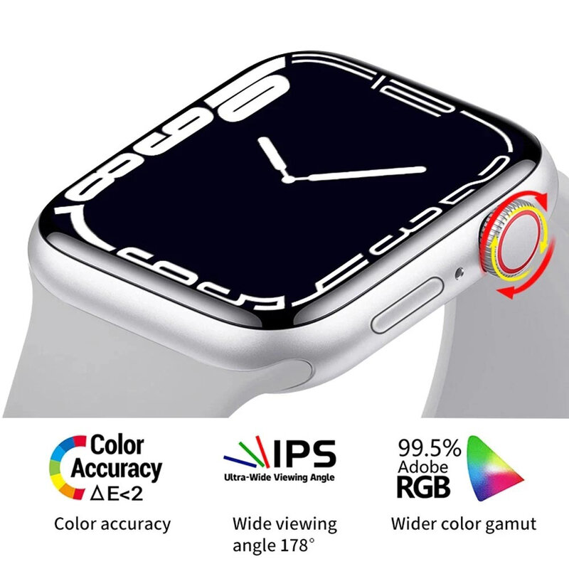 Gratis Pengiriman T900 Pro Max Smart Watch 7 Jam Tangan Pintar Seri 7 44Mm Bluetooth Panggilan Monitor Kebugaran Jam Tangan Olahraga untuk Xiaomi Oppo