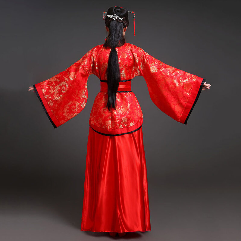 Costume de danse nationale chinoise pour femmes, robe de scène chinoise, vêtements Hanfu, 2021