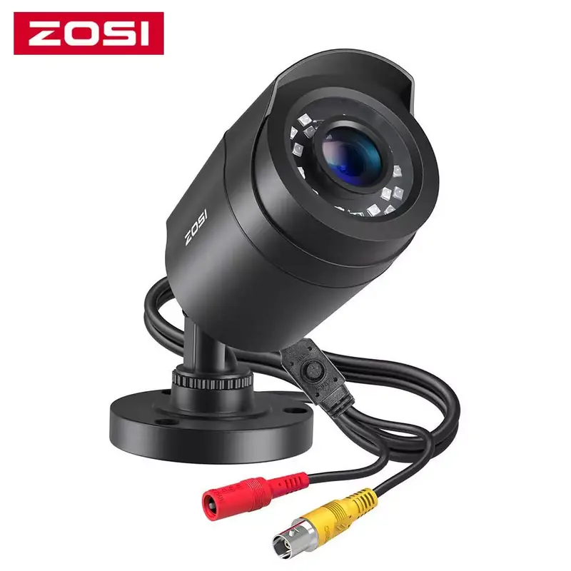 ZOSI 2.0MP 1080p Outdoor Indoor Security Camera,4-in-1 TVI/CVI/AHD/CVBS CCTV Camera For analog Home Surveillance DVR System
