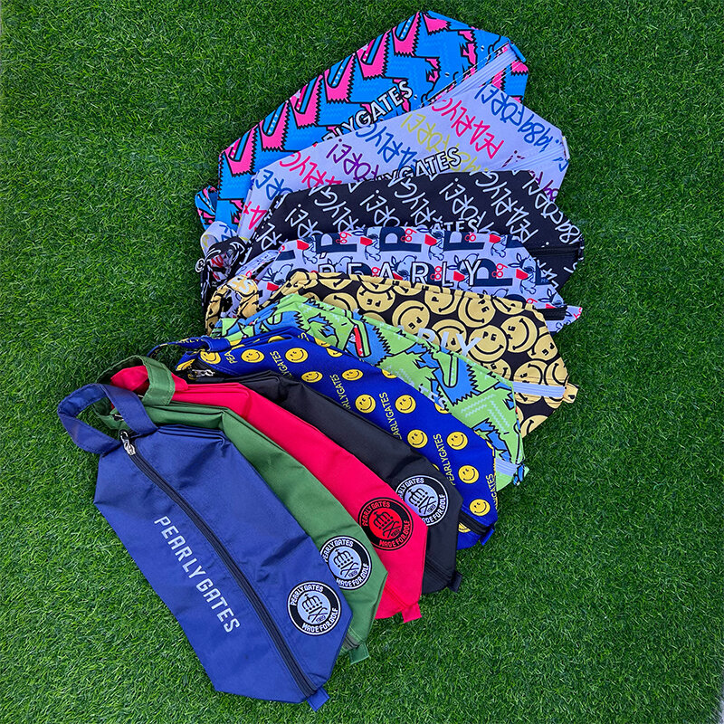 New PG Golf Clutch Bag  Storage Bag Foldable Golf Shoe Bag Small Clothes Bag Handbag Shoe Bag
