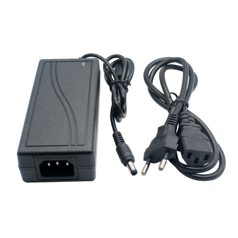 Адаптер зарядного устройства постоянного тока 12 В 5 А для системы видеонаблюдения с вилкой Стандарта ЕС США + 8-ходовой кабель разветвителя питания для монитора CCTV CCD-камеры видеонаблюдения