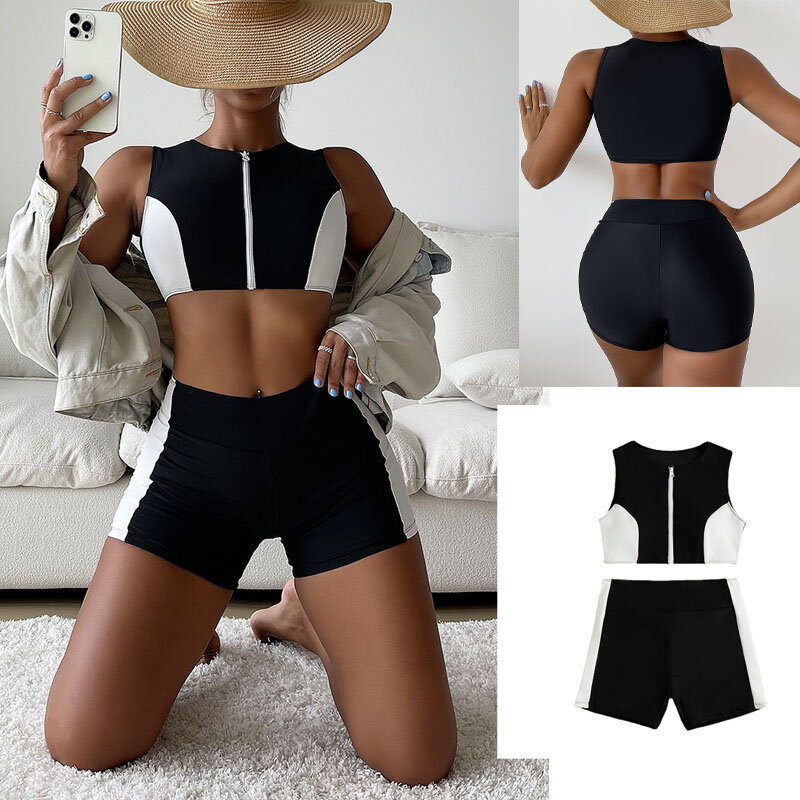 2022 Sexy Của Phụ Nữ Một Mảnh Áo Tắm Áo Tắm Của Phụ Nữ Màu Rắn Đẩy Lên Boxer Áo Tắm Áo Tắm Monokini Brazil Áo Tắm