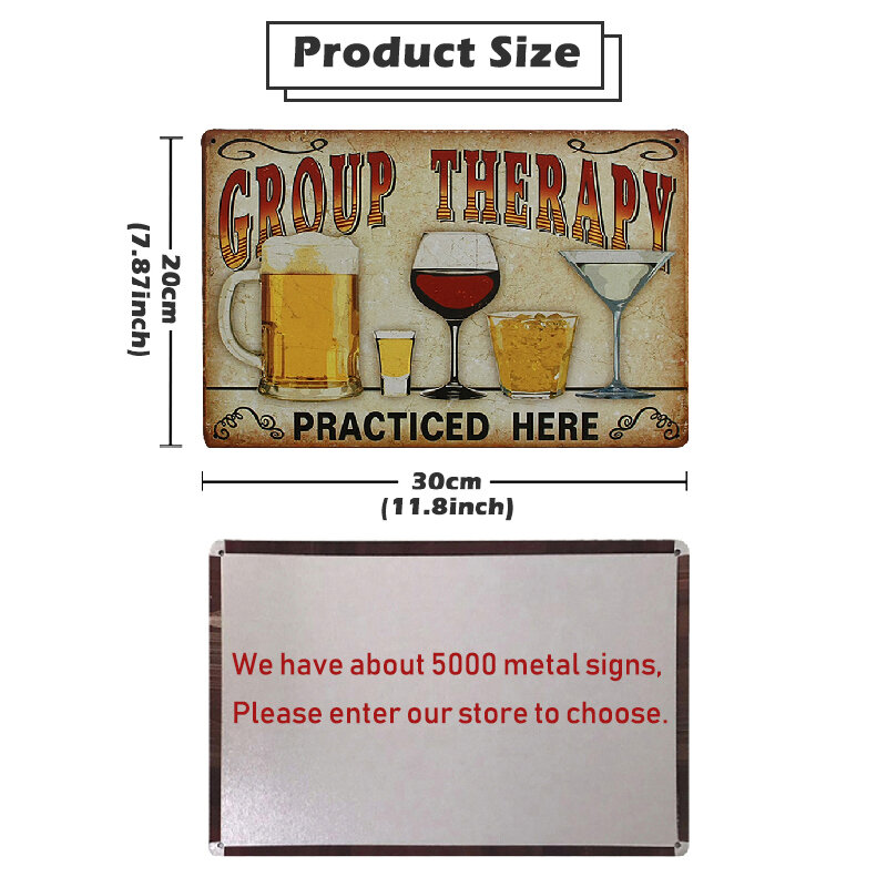 Letrero de Metal para el tracto digestivo, placa de pared para Pub, Club, Bar, cartel de estaño personalizado