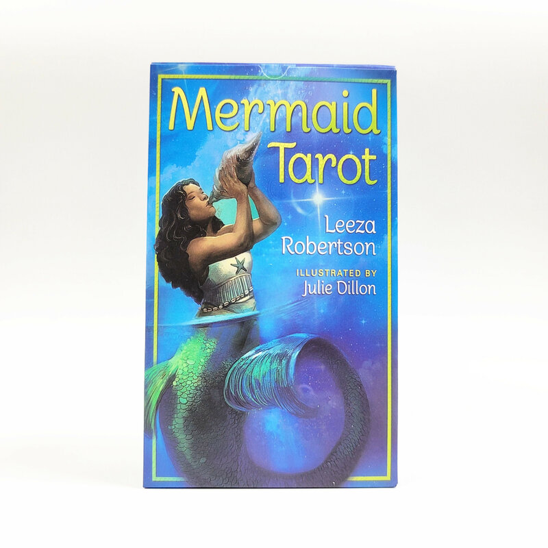 12x7cm English Mermaid Tarot Full Fun Deck Table Divination Fate Board Games Playing For Family Friends Party
