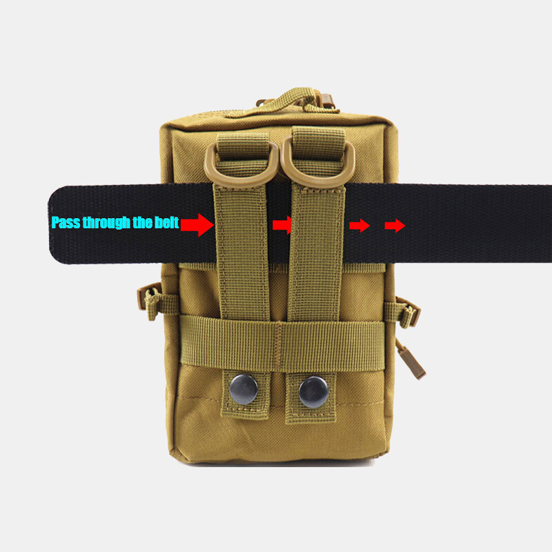 Fondina tattica multifunzione custodia militare Molle marsupio marsupio portafoglio borsa telefono custodia da campeggio borse da trekking confezione da caccia