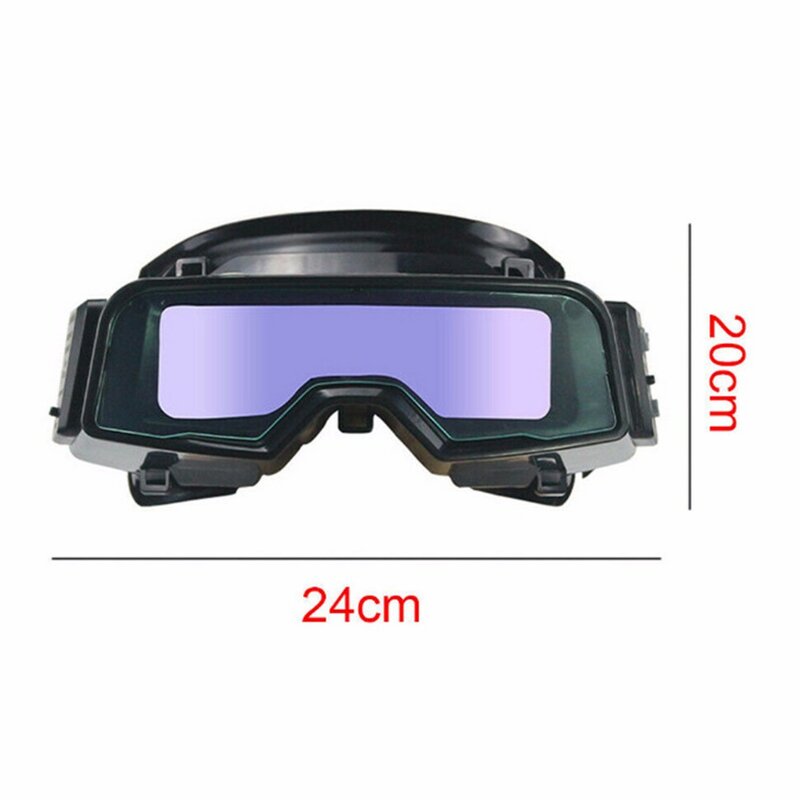 솔라 자동 어두워지는 용접 마스크 조정 가능한 TIG MIG MMA 용접 헬멧 용접기 보호 안경 고글 렌즈