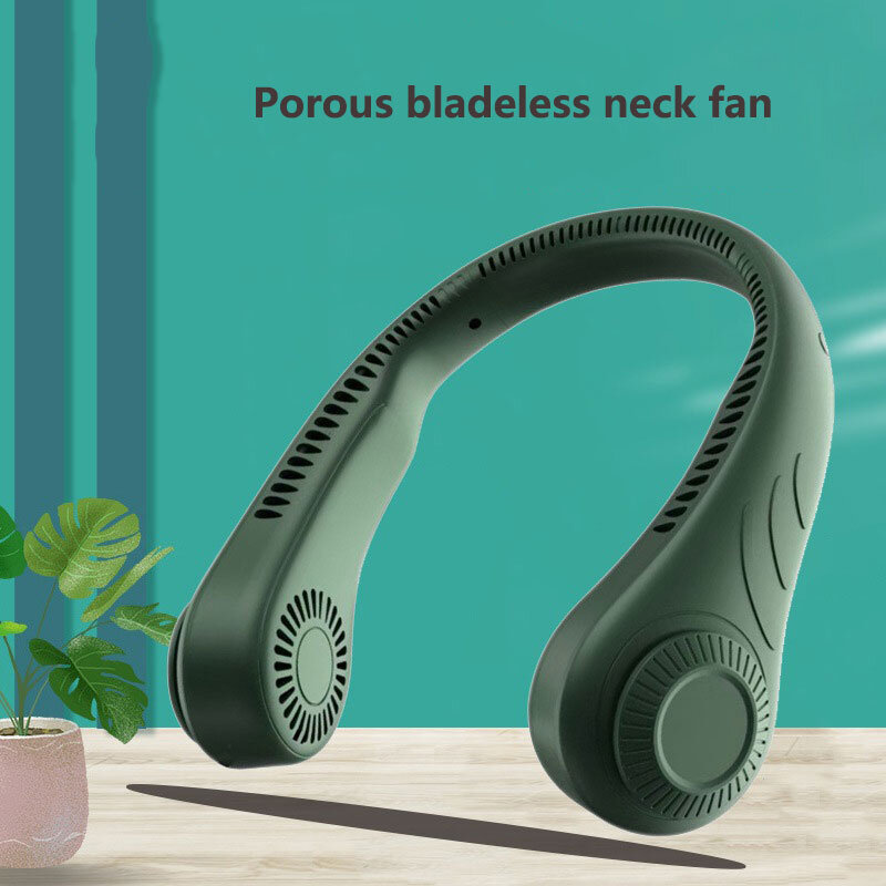 Xiaomi Portable Neck Fan Electric Wireless Fan Rechargeable USB Mini Bladeless Mute Fans Hanging Neck Cooler for Outdoor Sports