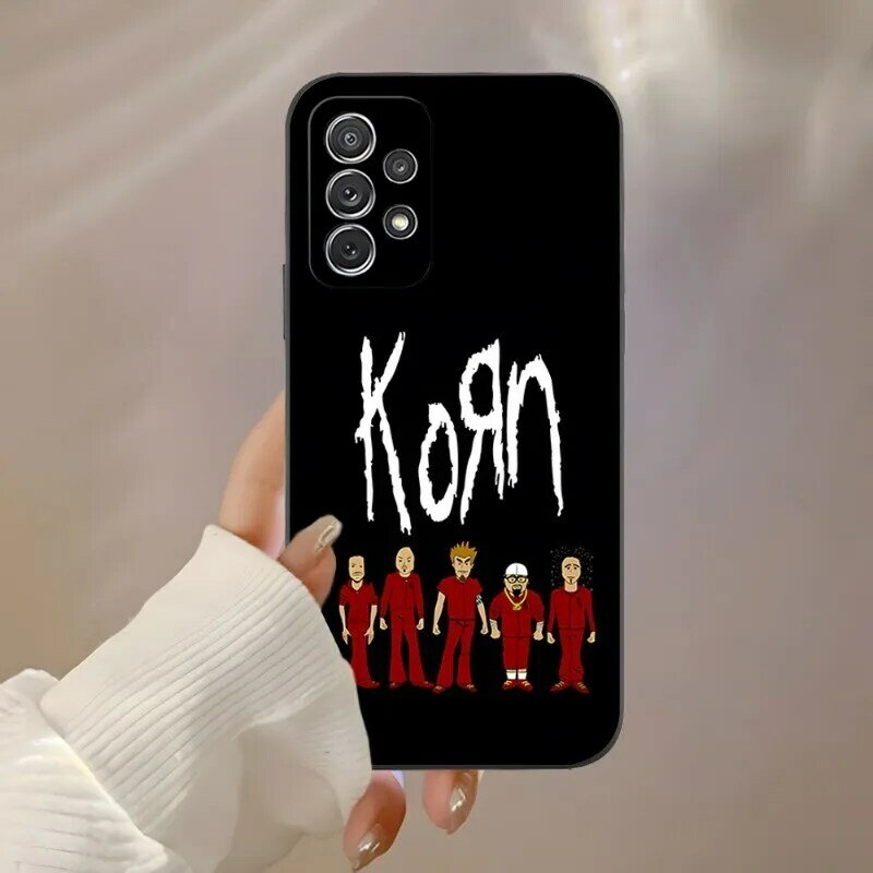 Korn Heavy Jonathan Davis Phone Case For Samsung Galaxy A54 A34 A52 A21 A53 A31 A32 A23 A50 A33 A20 A13 A22 A73 A40 A14 Cover
