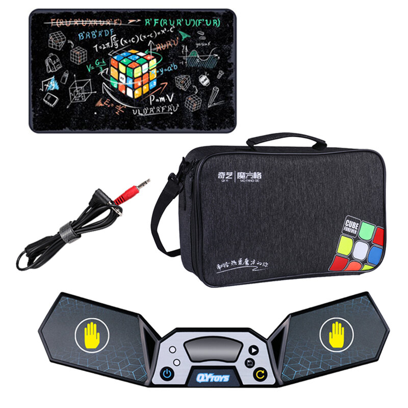 QiYi SpeedCubing Timer Competition Mat Timing Count Machine QiYi  Magico Cubo WCA Speed Cube Puzzle Educational Kids Toys