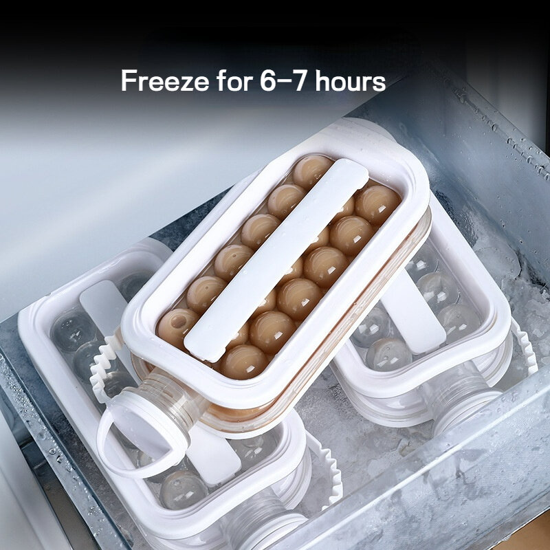 2 In 1 Ice Maker bollitore stampo per cubetti di ghiaccio cucina Bar accessori gadget creativo stampo per cubetti di ghiaccio ghiacciaio stampo per ghiaccio creatore di cubetti di ghiaccio