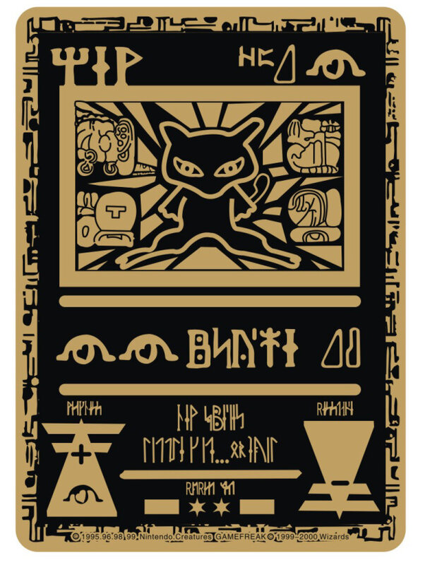 Carte en métal anglais Vmax, Pikachu Charizard, série de jeux rares, collection de cartes de combat Pokemon planchers let, verre coloré, Gold Times Mew