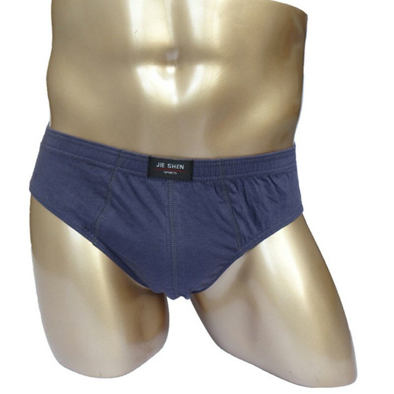 100% Cotton Briefs Mens Comfortable Underpants Man Underwear M/L/XL/2XL/3XL/4XL/5XL 4pcs/lot Free shipping & Drop shipping