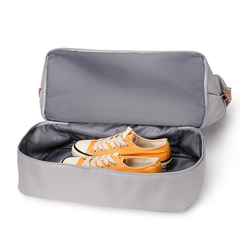 Yilian saco de viagem feminino separação molhada e seca saco de fitness sapato independente armazém yoga saco grande capacidade bagagem