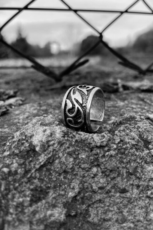 New Fashion burrattato anello Unisex uomo donna regolabile stile Biker anello gioielli in stile regalo accessori di compleanno