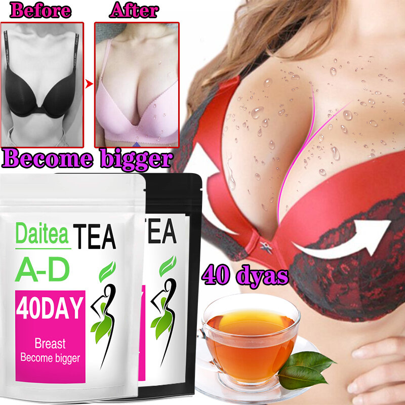 Daitea Breast Enlargement Tea Size Up Bust Growth Boobs Shaping Sexy Body Bust Fast Growth Boobs Firming Chest Care for Women