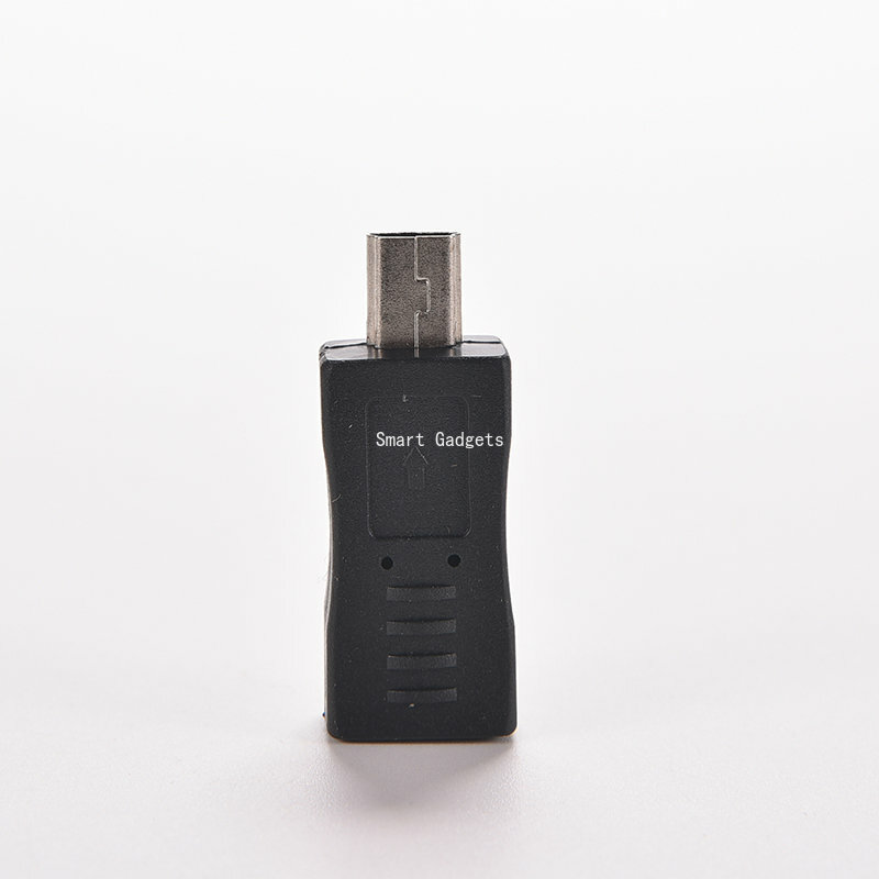 Adaptador Micro USB hembra a Mini USB macho conector Adaptador convertidor para teléfonos móviles MP3