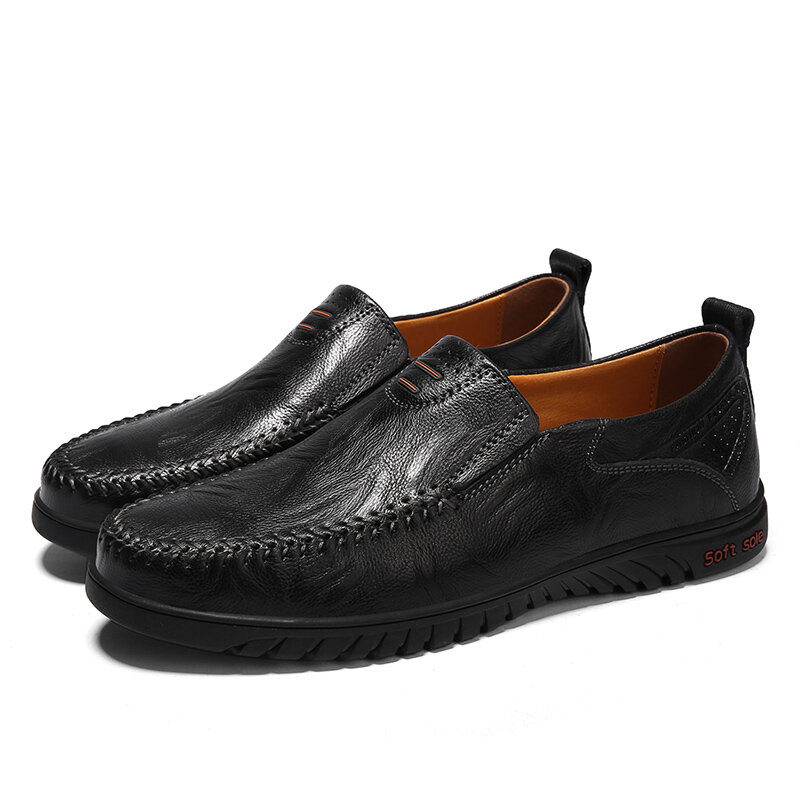 Echtes Leder Männer Schuhe Luxus Marke 2022 Casual Slip auf Formale Müßiggänger Männer Mokassins Italienischen Schwarz Männlichen Fahren Schuhe
