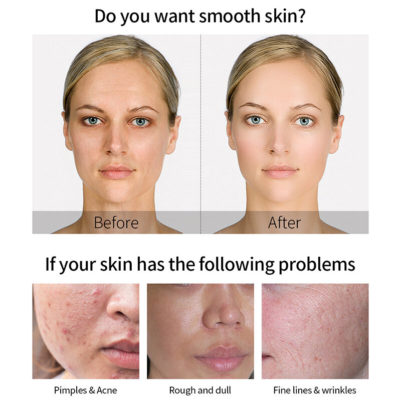 Face Serum Anti Aging Smoothes Fine Lines Moisturizing Brighten Skin Colour Firming Lift Deep Nourishment Repair Face Care 17ml